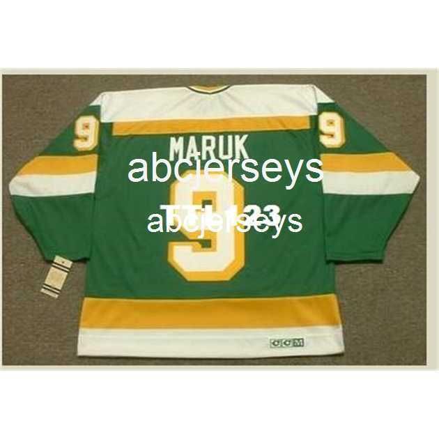 Dennis Maruk 1983 Minnesota North Stars Vintage Away Throwback Hockey Jersey