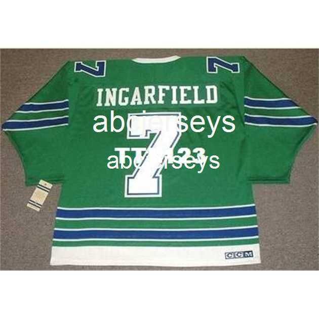 Earl Ingarfield 1968 Oakland Seals Vintage Home Throwback NHL Jersey