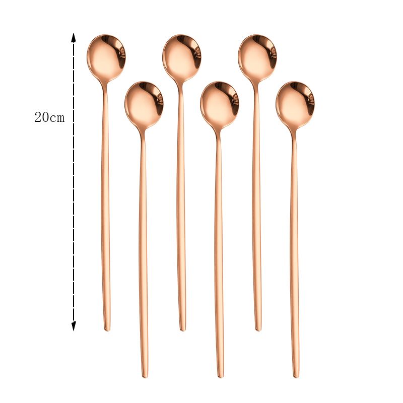 Kina Rosegold 6pcs