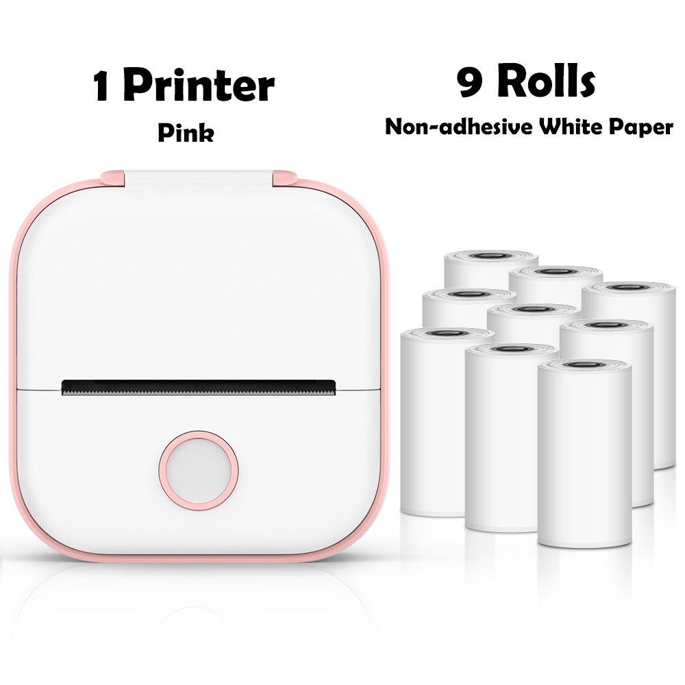 Pink-9 Rolls Paper
