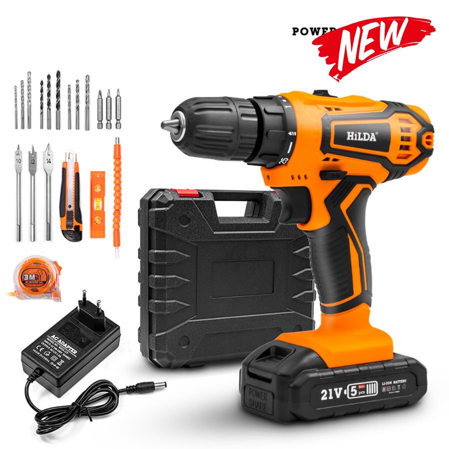 12v/16.8v/21v Electric Drill Cordless Screwdriver Lithium One Battery 1  Charger Mini Drills Cordless Screwdrivers Power Tools With Plastic Pack SF  Free From Junshengfs2021, $42.02