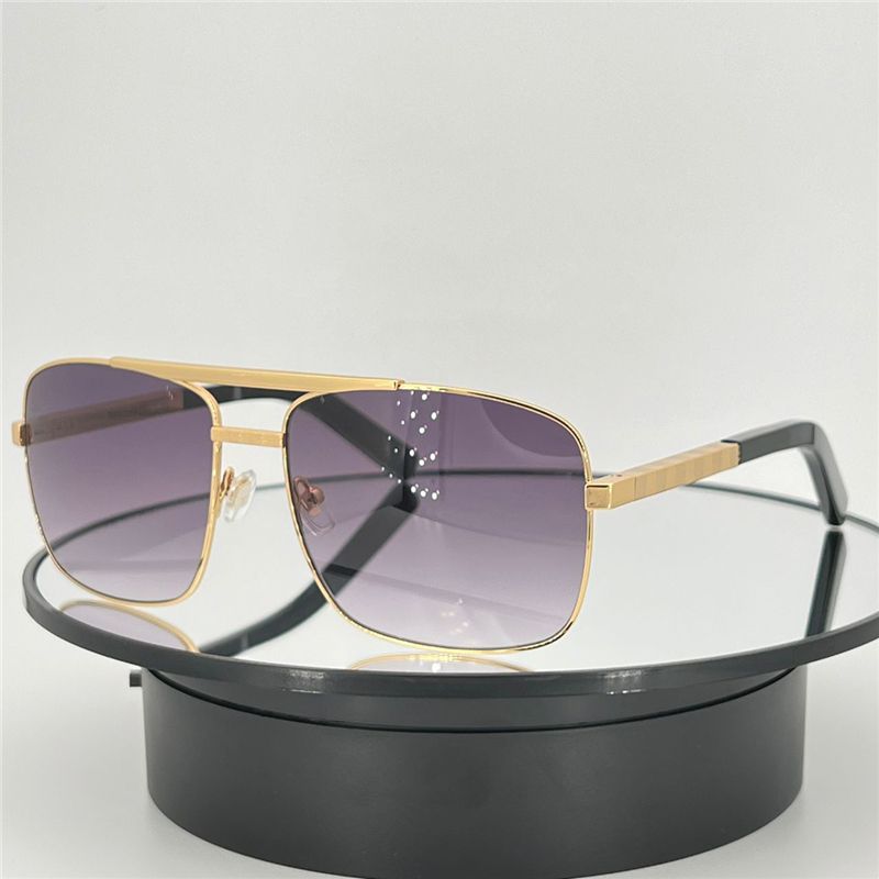 Gold Frame Gradient Grey Lens BK Leg