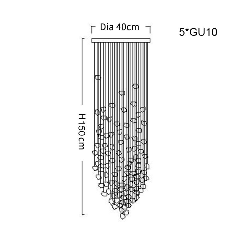 Dia40xH150cm