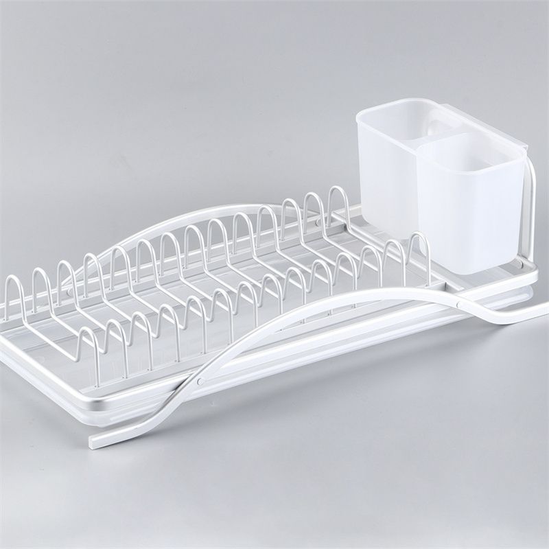 Aluminum Plate Rack Kitchen Rustproof Sink Dish Racsk And Drainboard ...