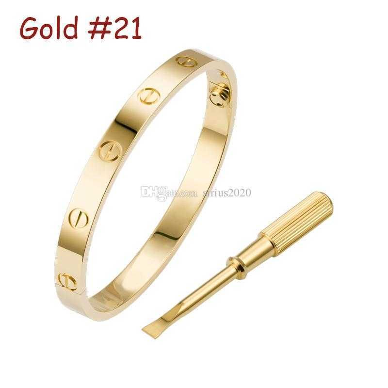 Or n ° 21 (bracelet d'amour)
