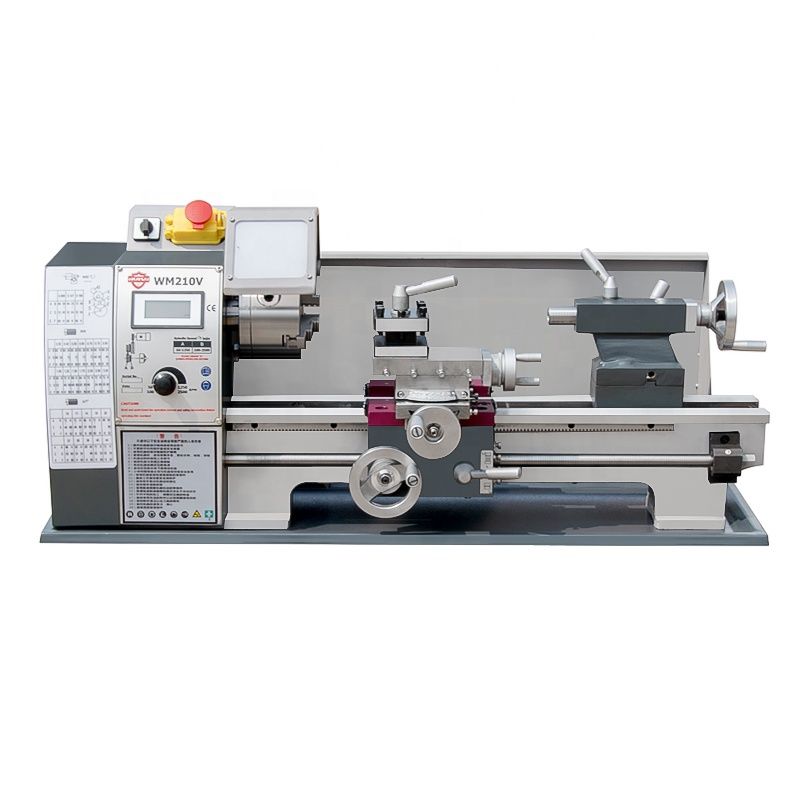 WM210V With Brushless Motor Metal Mini Lathe Machine 550W For Hobby