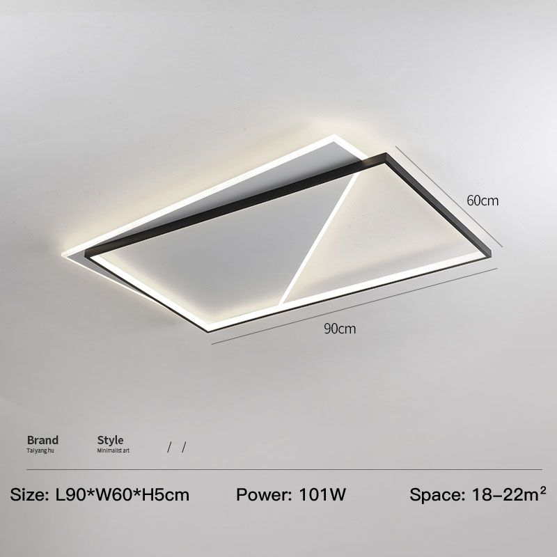 Rectangle-90cm White Light