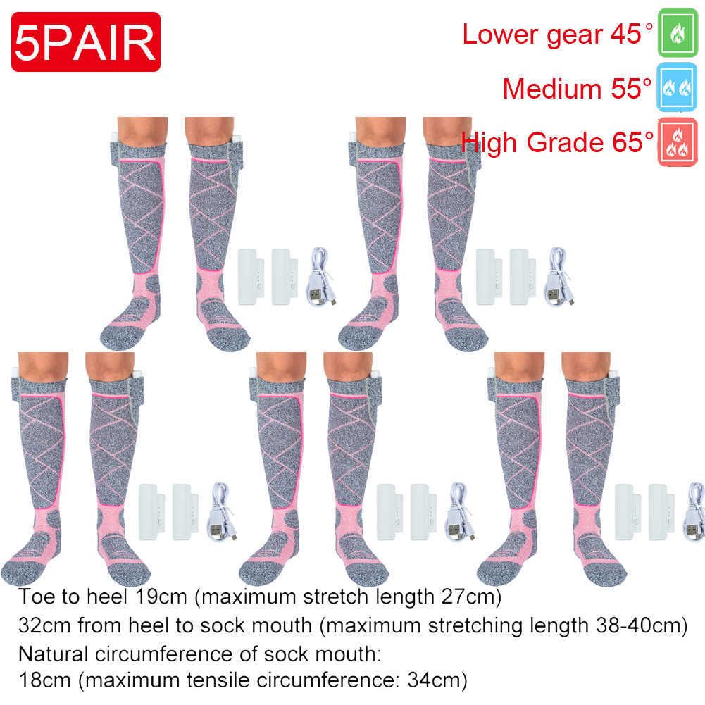 5pair pink socks