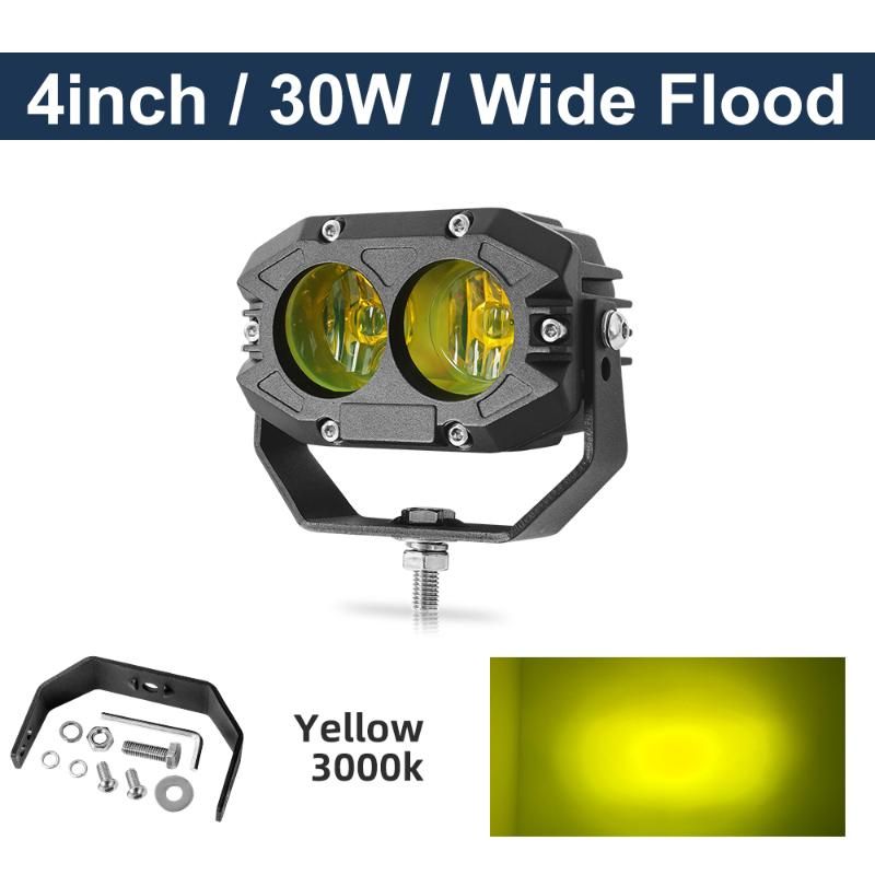 Yellow HW flood beam