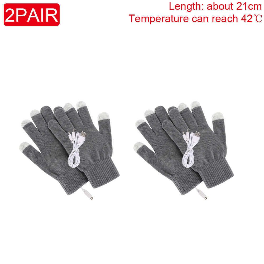 2pair grey gloves