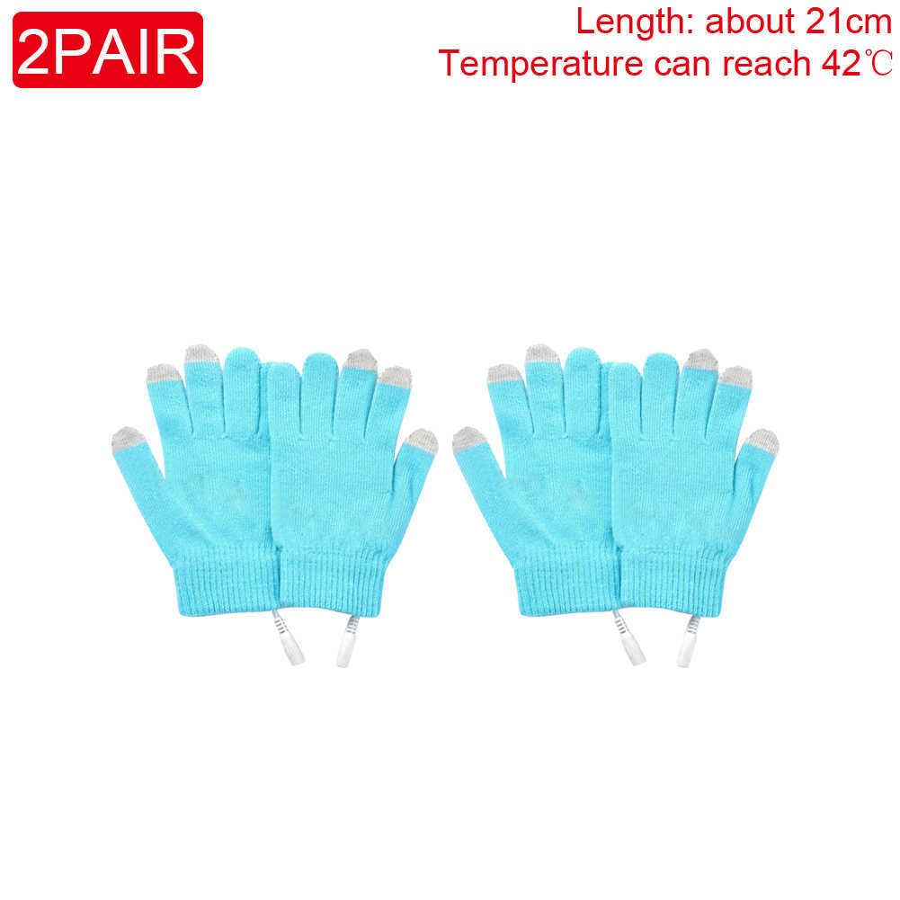 2pair blue gloves