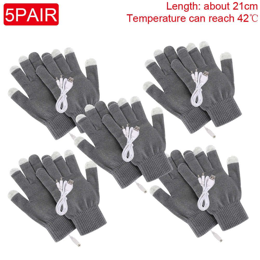 5pair grey gloves