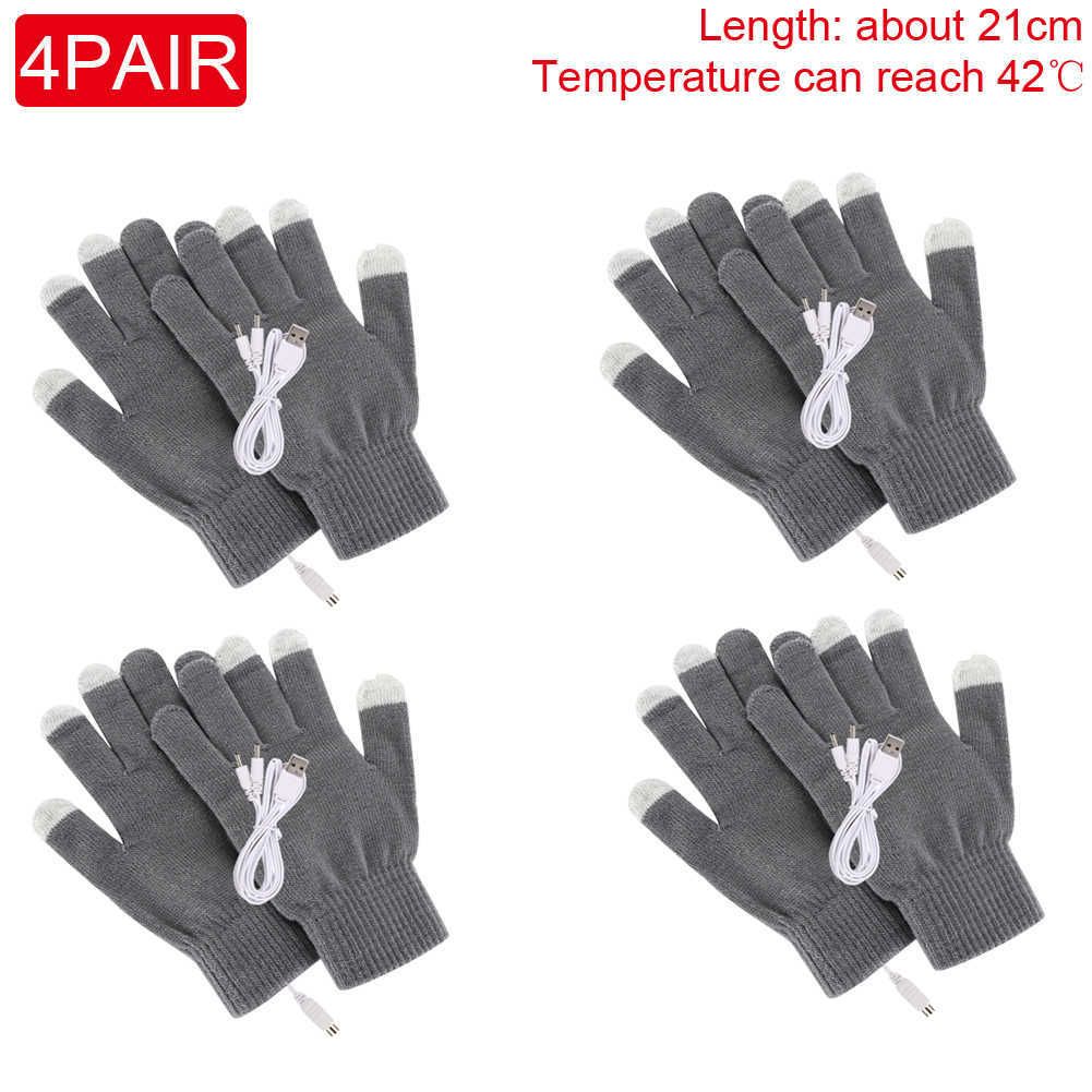 4pair grey gloves
