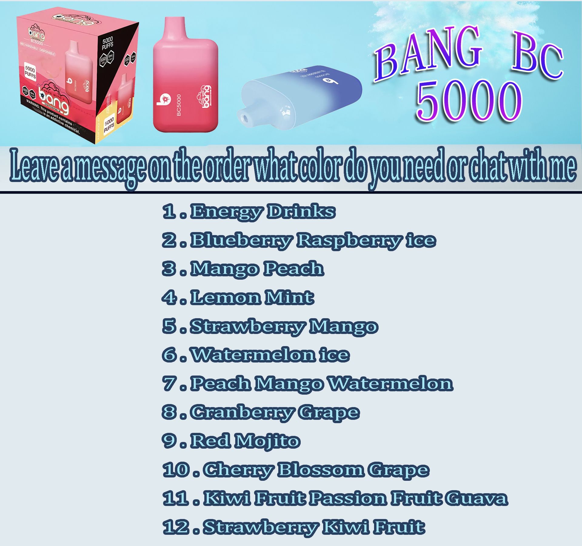 Bang BC5000 (powiedz nam kolory)