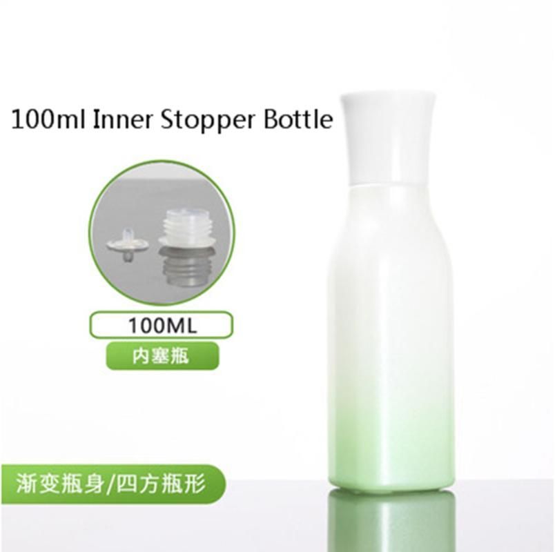 100ml White Cap Glass