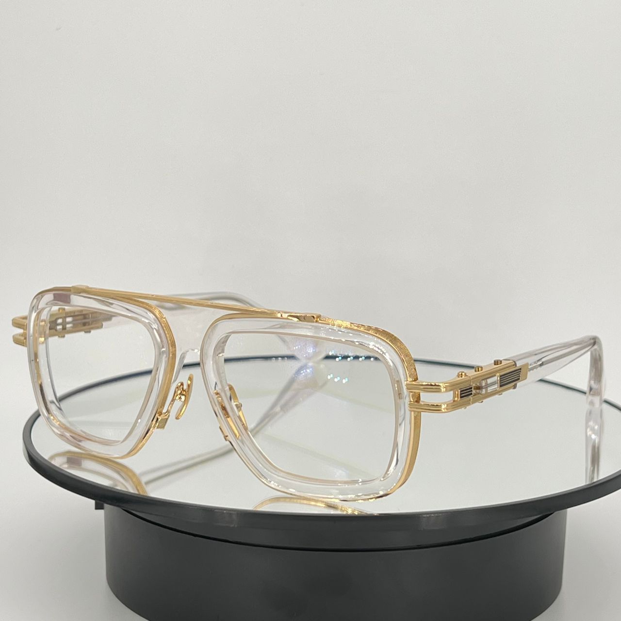 Clear Gold Frame Clear Lens