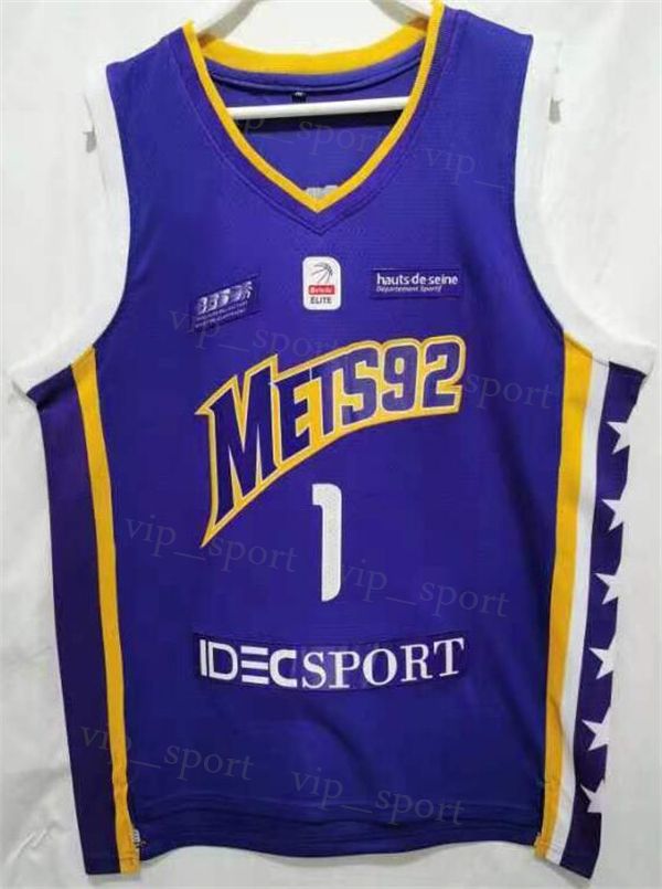 Metropolitans 92 #1 Wembanyama High Quality Sewing Embroidery Outdoor  Sports Jersey White 2023 New - Basketball Jerseys - AliExpress