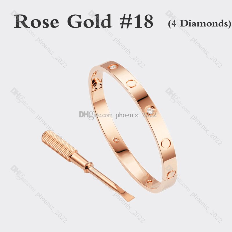 Rose Gold #18 (4 Diamonds)