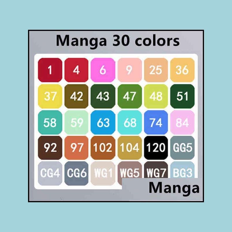 Manga 30 Farben.