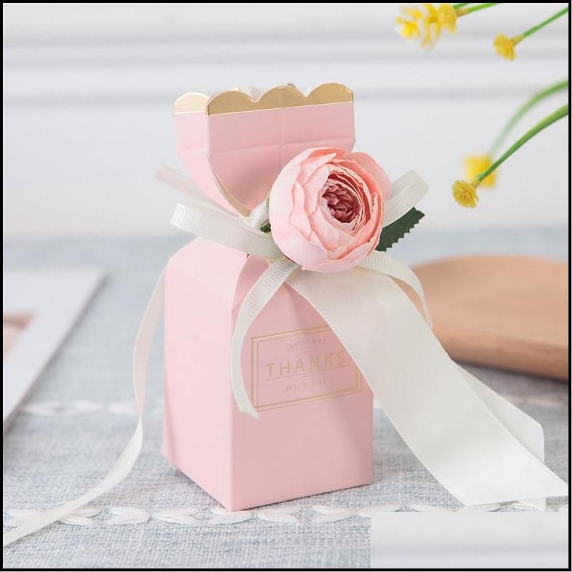 Pink Vase Box-20pcs-5x5x12.5см