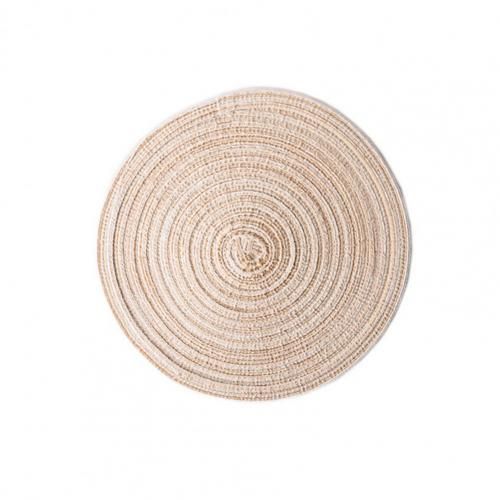 Beige Rund 36cm