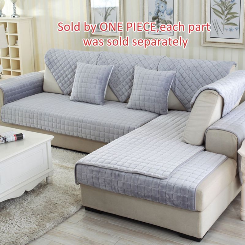 Silver grey sofa mat 45x45pillowcase 1PC