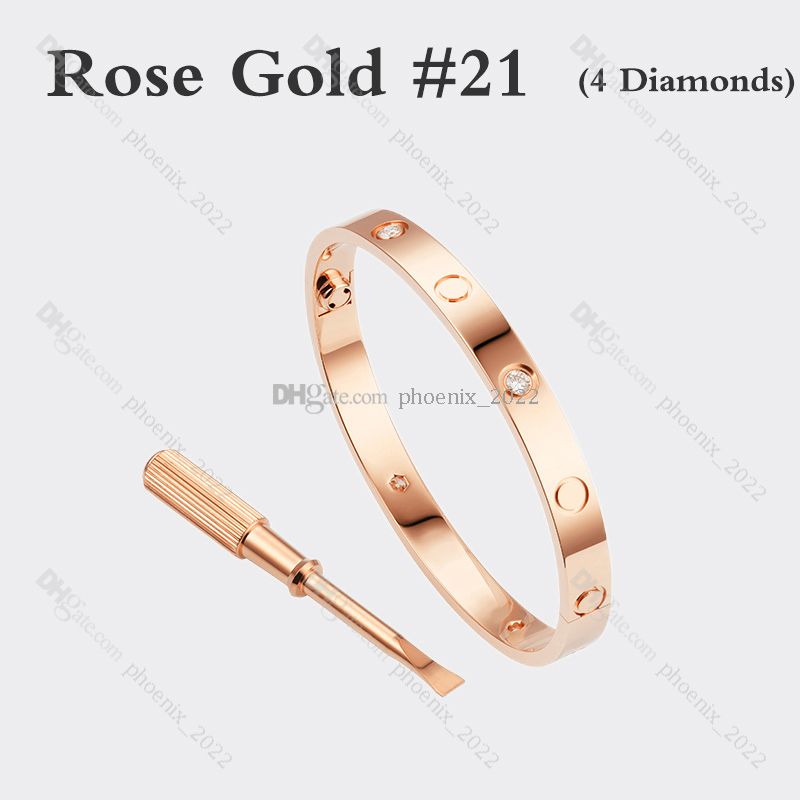 Rose Gold # 21 (4 diamants)