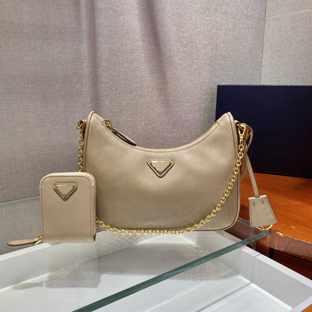 16.leather apricot bags gold chain