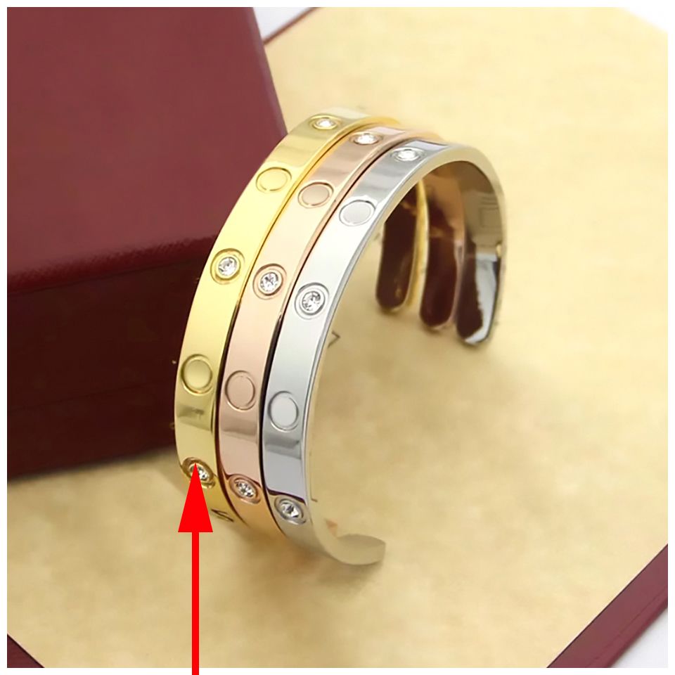 Mit Diamond Gold Love Armband 16 cm