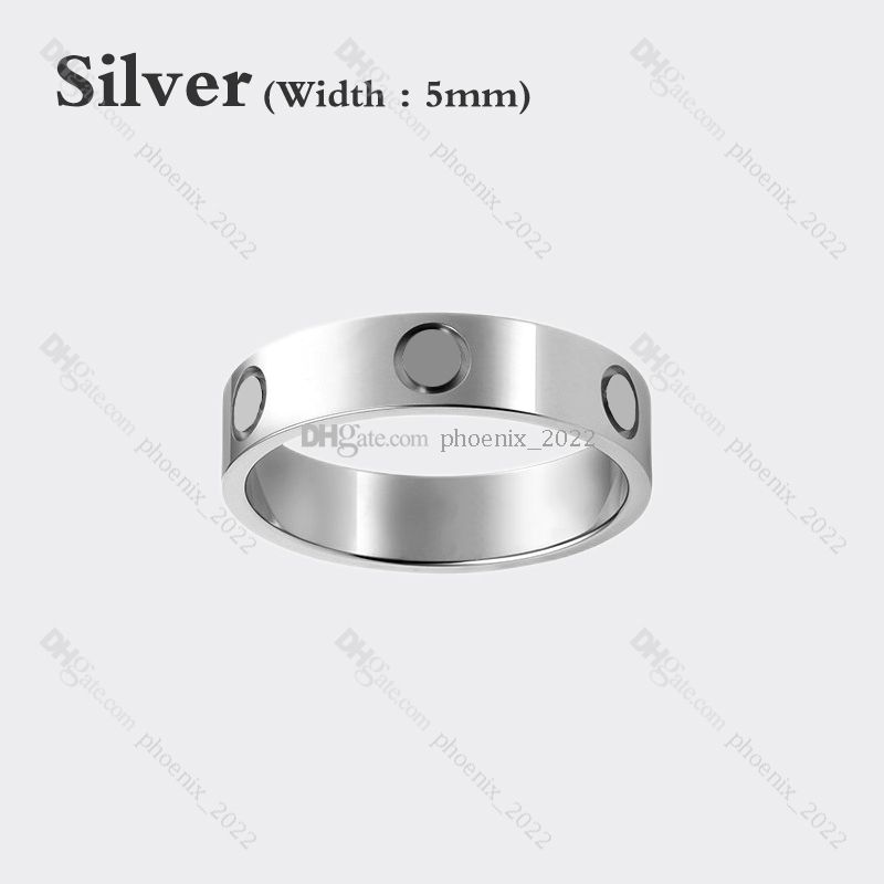 Silver (5mm) - Bague de love