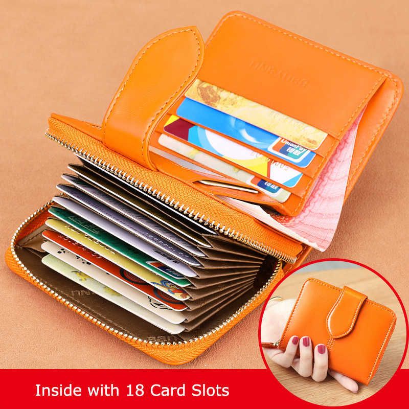 orange card wallet