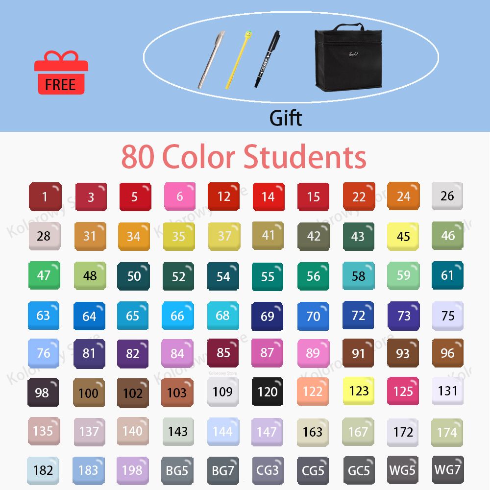 80 Color Student