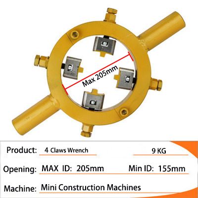 4 klauwen 155-205