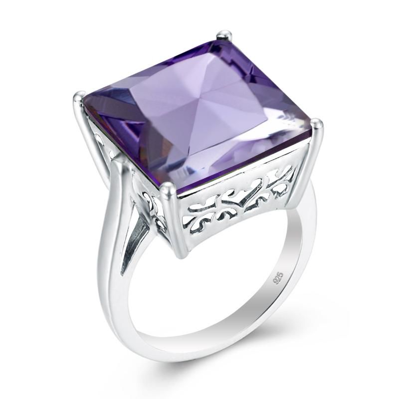 Amethyst P Sterling sliver