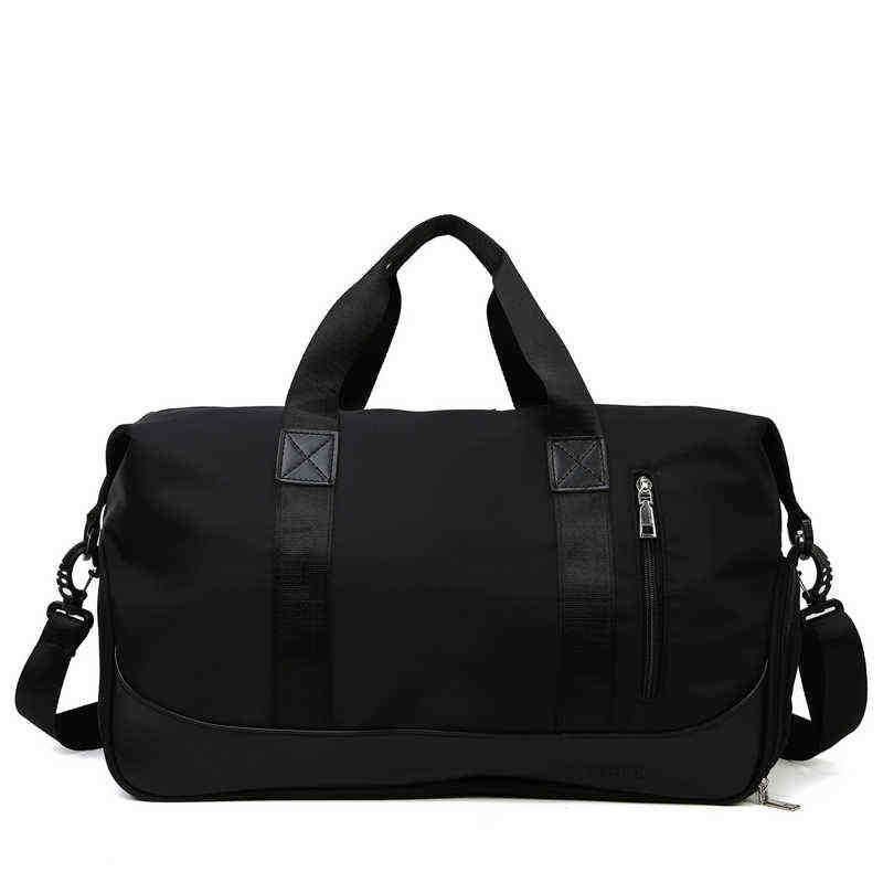 black travel bag