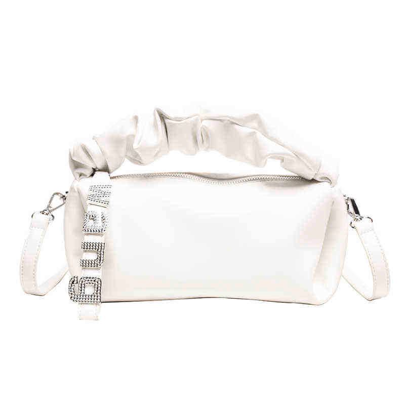 white shoulder bag