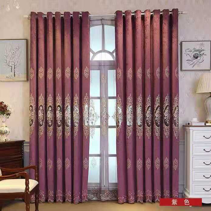 Purple curtain