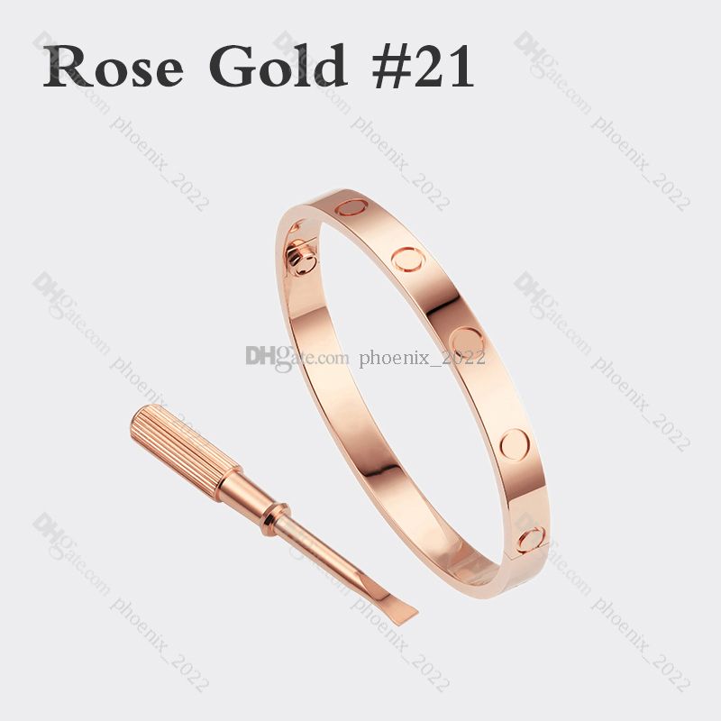 Rosa guld # 21 (kärlekarmband)