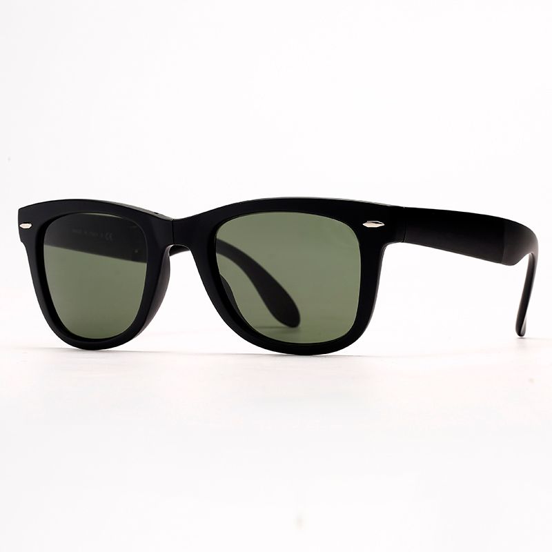 Lunettes de soleil Homme Femme Lunettes de vue Verres en verre Lunettes de soleil Des Lunettes De Soleil Original Étui en cuir pliable Accessoires_voghion.com