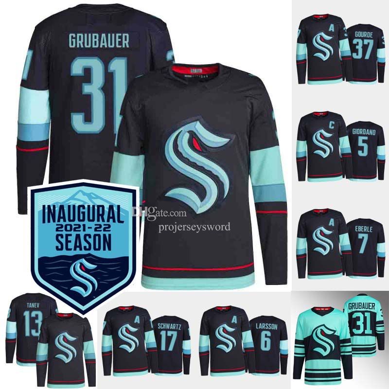 Seattle Philipp Grubauer Jersey Temporada Inaugural Shane Wright Matty  Beniers Yanni Gourde Morgan Geekie Andre Burakovsky Eberle Vince Dunn  Gustav Olofsson Jerseys De 26,51 €