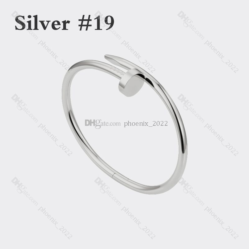 Silver # 19 (nagelarmband)