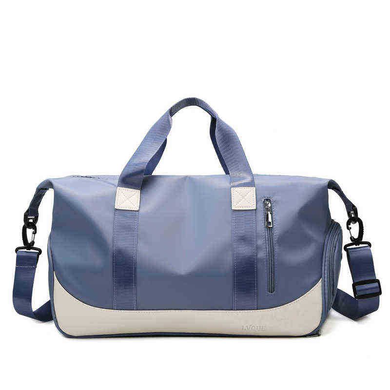 sac de voyage bleu brouillard