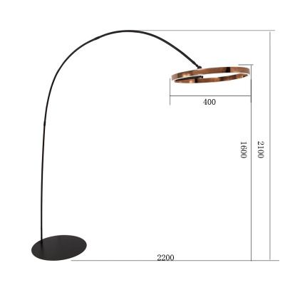 Cirkel 40cm svart ring