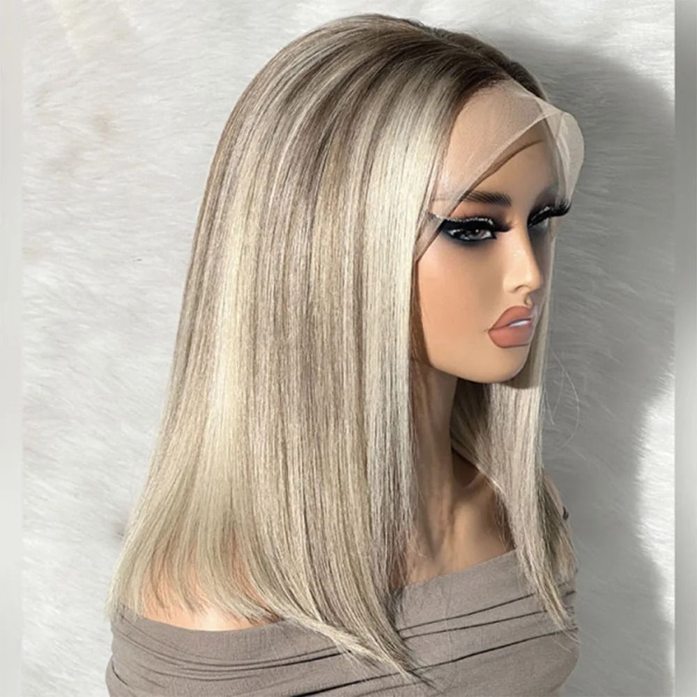 Brazilian 13x4 Hd Lace Frontal Wig Short Human Hair Wig detail view 6