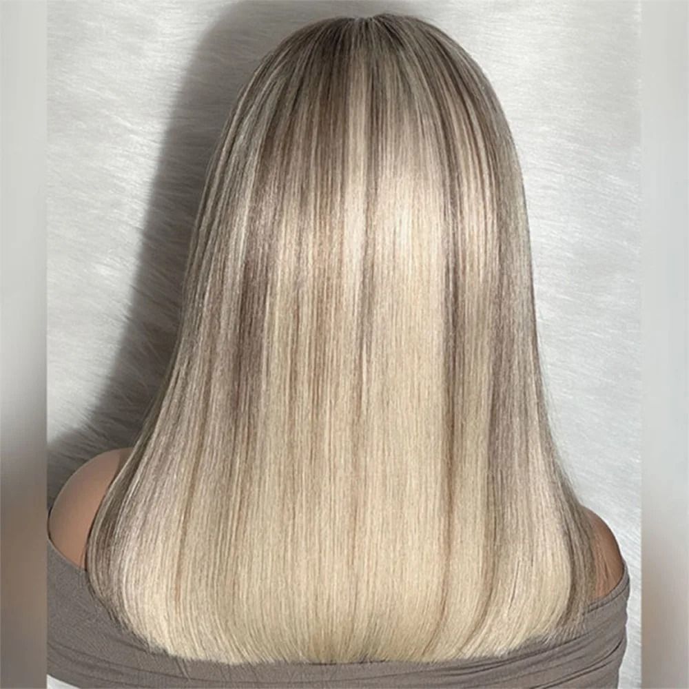 Brazilian 13x4 Hd Lace Frontal Wig Short Human Hair Wig detail view 5