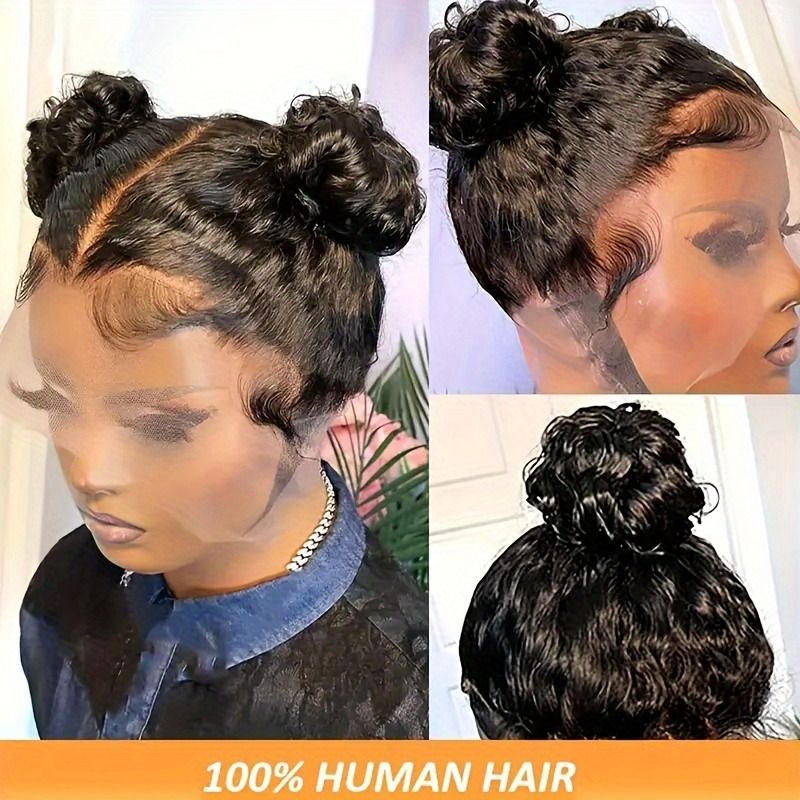 Curly Wig 250 Density Deep Wave 360 Full Hd Lace view 3