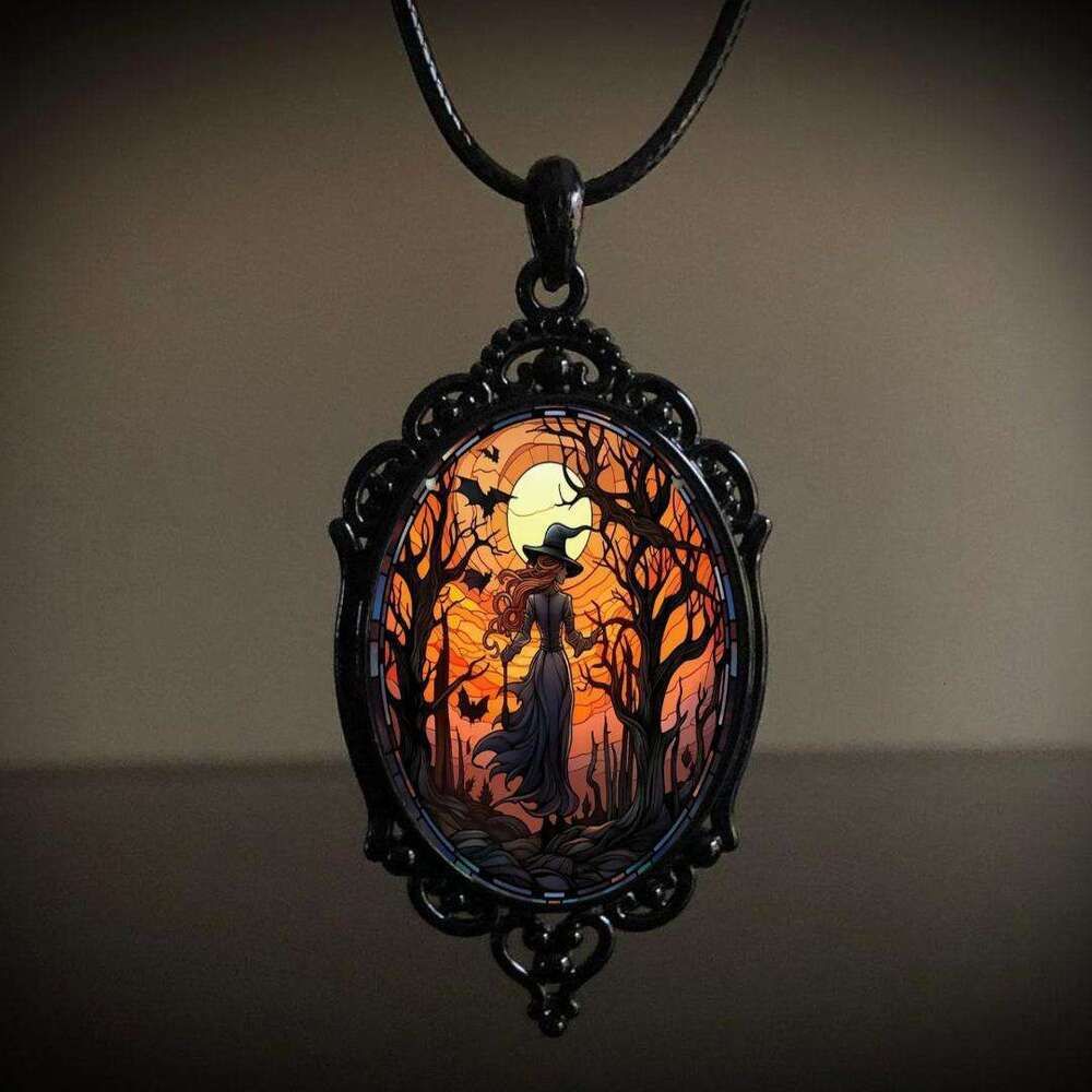 Shiyong Gothic Halloween Pendant Necklace_voghion.com