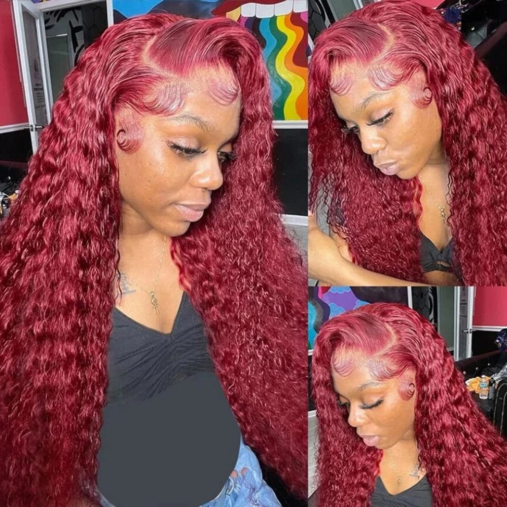 180% Density Afro Kinky Curly Human Hair Wig Short Bob detail view 3