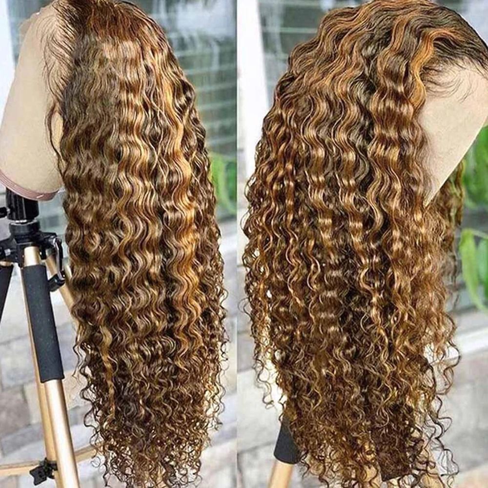 Hd Lace woman Wig Glueless Water Wave Short Bob Human detail view 6