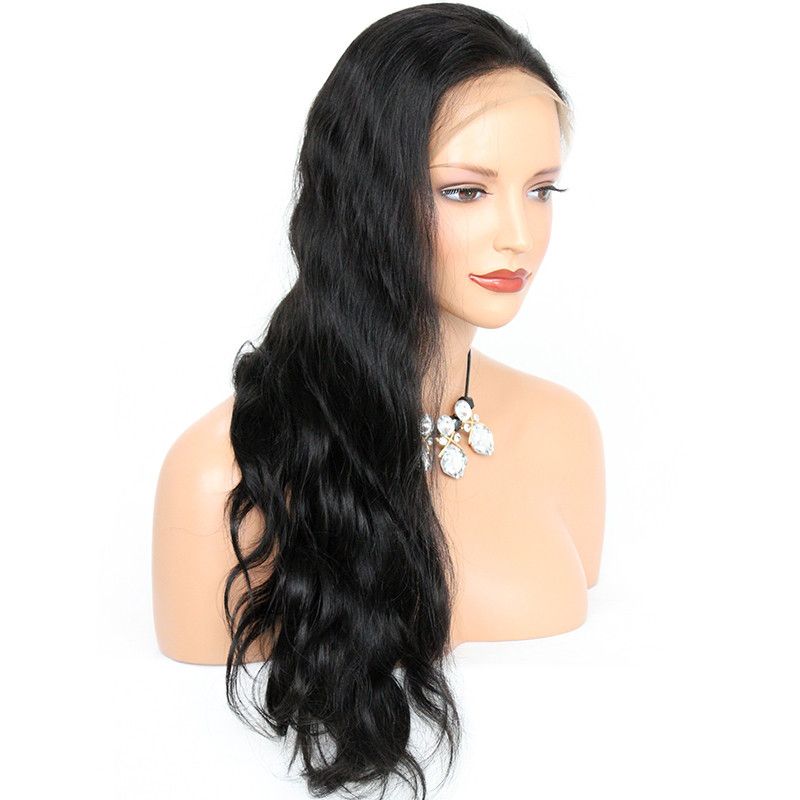 wholesale HD lace front wig 13x4 virgin human hair body view 2